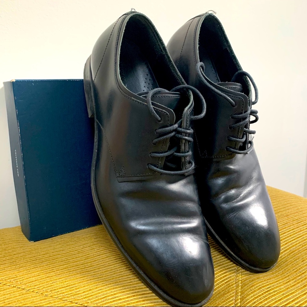Cole Haan Men’s classic black leather oxford, 11.5